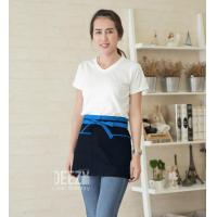 ราคา ผ้ากันเปื้อน ครึ่งตัว 14 นิ้ว สีดำแต่งแถบสีสวยๆ เลือกสีผ้าแต่งได้ 2 กระเป๋า สายเอวยาวพิเศษ (21303477881)