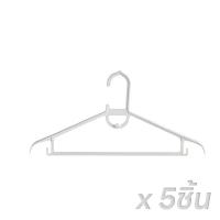 ราคา 5ชิ้น ไม้แขวนเสื้อผู้ใหญ่ หนา สีสวยสด สีหวาน ทน ถูก ไม้แขวนพลาสติก (22450321639)