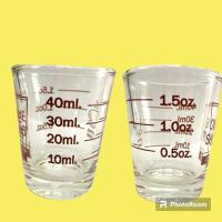 ราคา แก้วตวง ถ้วยตวง แก้วตวงมีสเกล แก้วตวงชงกาแฟ แก้วช็อต แก้วชงกาแฟ ขนาด 40 ml 1 5 Oz เซ็ท 5 ใบ (21362017367)