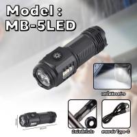 ราคา จัดส่งรวดเร็ว ไฟฉายแรงสูง ไฟฉาย led น้ำหนักเบา Flashlights Miniไฟฉายสว่างมาก มีเเบตในตัว usb charge 3mode กดค้าง (22770589249)