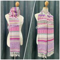 ราคา ผ้าพันคอ ผ้าคลุมไหล่ ผ้าแฟชั่น ลายริ้วมีหลายสี (20029544529)