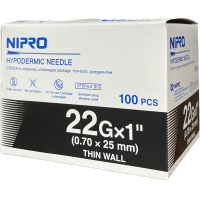 ราคา NIPRO เข็ม เบอร์ 18 30 NO 18g 20g 21g 22g 23g 24g 25g 26g 27g 30g 100ชิ้น (22865081600)