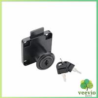 ราคา Veevio บล๊อคกุญแจล็อคบานลิ้นชัก กุญแจลิ้นชัก เฟอร์นิเจอร์ทั่วไป สีดำ Drawer lock (20329186297)