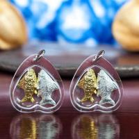 ราคา จี้ ปลาตะเพียนเงินตะเพียนทอง เครื่องรางโชคลาภค้าขาย หลวงปู่ทิม วัดพระขาว อยุธยา มีราคาส่งจำหน่าย (22590740866)