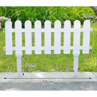 ราคา รั้วพลาสติก DIY รั้วพลาสติกตั้งพื้นได้ รั้วพลาสติกหัวกลม เสียบดินได้ เสารั้ว รั้วขนาดเล็กตกแต่งในร่มและกลางแจ้ง รั้วพลาสติกแต่งสวน รั้วสวนผัก รัว (21586707332)