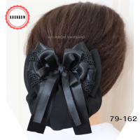 ราคา เน็ตติดผม ขนาดกลาง โบว์ติดผม เน็ตติดผมสีดำ สีน้ำตาล (22682359786)