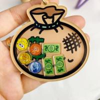 ราคา SpongeBob SquarePants อะคริลิเพลงโยก sagar ปู BOSS กระเป๋าตลกสร้างสรรค์น่ารักเหรียญกระเป๋าจี้พวงกุญแจกระเป๋า (22238522234)