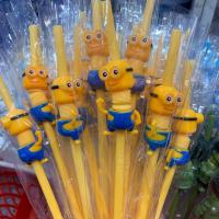 ราคา พร้อมส่ง หลอด หลอดการ์ตูน แปรง หลอดการ์ตูนลายน่ารักๆ มีให้เลือกหลากหลายสี (19398875528)