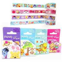 ราคา Nuvo เทป เทปมีลาย เทปลายการ์ตูน Masking Tape Washi Tape คละลาย ขนาด 15mm x5m (15194911983)