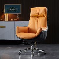 ราคา TOZIENT Leather Chair Boss Chair เก้าอี้สำนักงานหนังแท้สุดหรู เก้าอี้ผู้บริหารระดับพรีเมียม เก้าอี้โต๊ะคอม เก้าอี้เล่นเกมส์ เก้าอี้พนักพิงหลังสูง และเก้าอี้วัสดุPU สีขาว สีส้ม และสีดำ (21893258618)