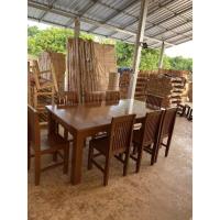 ราคา ชุดโต๊ะอาหารซี่แอ่น 8 ที่นั่ง ทั้งชุดทำจากไม้สักแท้ บริการส่งฟรี ยกเว้นภาคใต้ (10466619217)