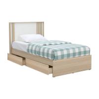 ราคา INDEX LIVING MALL เตียงนอนพร้อมกล่องเก็บของใต้เตียง รุ่นวาร่า ขนาด 3 5 ฟุต สีเลอบาน่า โอ๊ค ขาว (22867264927)