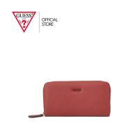 ราคา GUESS กระเป๋า รุ่น S9255599 NIKO SLG MEDIUM ZIP AROUND ORANGE สีส้ม (22616646352)