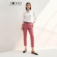 ราคา G2000 กางเกงขายาวสำหรับผู้หญิง ทรง Cropped Skinny Shape รุ่น 4126304828 RED (21749811733)
