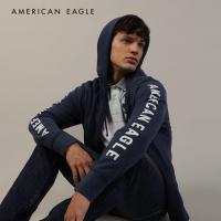 ราคา American Eagle Logo Graphic Zip Up Hoodie เสื้อฮู้ดดี้ ผู้ชาย กราฟฟิค NMSC 019 2152 400 (22239550944)