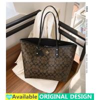 ราคา Premium Quality 2020 New Original COACH Reticule Handbag Womens Pu Leather Tote Bag Single Sling Shoulder Bag Korean Fashion Student Large Capacity Shopping Bag (21156580085)