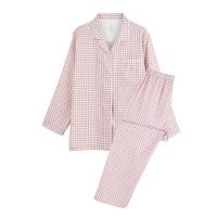 ราคา MUJI ชุดนอนผ้าทอสองชั้นสำหรับผู้หญิงชุดนอนผ้าคอตตอนทอเสื้อใส่อยู่บ้านผ้าฝ้ายบริสุทธิ์มิ้นท์สไตล์แมมโบ้ฤดูใบไม้ผลิและฤดูใบไม้ร่วงเสื้อผ้าเสื้อแขนยาวล้วน (22547233380)