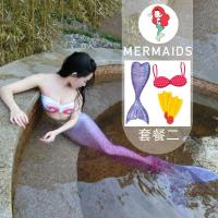 ราคา ชุดว่ายน้ำหางนางเงือกแบบผู้ใหญ่ ชุดเสื้อผ้านางเงือกสีชมพูสีฟ้าบวกตีนกบ (20697352643)