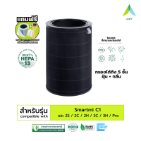 ราคา XIAOMI 2S AIRY ไส้กรองอากาศ เกรดการแพทย์ HEPA H13 กรองฝุ่นPM2 5 กลิ่นเหม็น ควัน แบคทีเรีย สารเคมีในอากาศ มี RFID เครื่องฟอก XIAOMI SMART AIR PURIFIER 2S (21244947001)