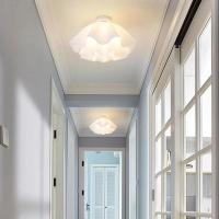 ราคา โคมไฟติดเพดานไฟ LED สีขาวแบบนอร์ดิกสำหรับทางเดินไฟติดเพดานดอกไม้ทันสมัยห้องนั่งเล่นระเบียงห้องนอนการตกแต่งบ้าน (22149405527)