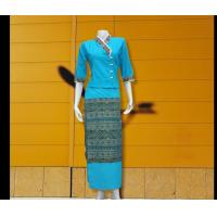 ราคา ชุดผ้าฝ้ายไทยล้านนา ชุดเจ้านาง ชุดผ้าฝ้ายพื้นเมืองชุดไทยประยุกต์ (10741698065)