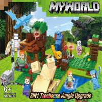 ราคา มีไฟ ของเล่นตัวต่อ ตัวต่อมายคราฟ Minecraft บ้านมายคราฟ บล็อกตัวต่อ หมู่บ้านมายคราฟ ของเล่นสำหรับเด็ก (21515680085)