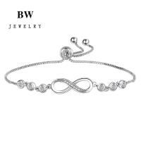 ราคา BWjewerlyสร้อยข้อมือแพลทินัม สร้อยข้อมือผู้หญิง สร้อยข้อมืออินฟินิตี้ ของขวัญคู่ สร้อยข้อมือแฟชั่น (22827647990)