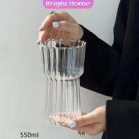 ราคา แก้ววินเทจ ถ้วยกาแฟลายทางสไตล์ญี่ปุ่น ลายจีบด้านในทั้งใบ Glass coffee cup (21930261234)