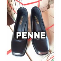 ราคา คัทชูหญิงPENNE ปลายตัด ส้นสูง 2 นิ้ว พื้นในสีดำ (17659812902)