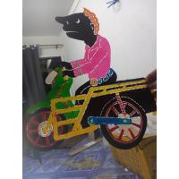 ราคา รูปหนังตะลุง ชื่อขวัญเมืองขับรถพ่วงข้าง 38ซ ม (21454503987)