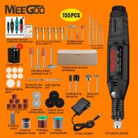 ราคา MeeGoo เครื่องเจียร์ เครื่องเจียร์ mini สว่านจิ๋วไฟฟ้า เครื่องเจียร์ไฟฟ้า เครื่องเจียรแบบมีสาย เครื่องเจีย เครื่องเจียรไฟฟ้า 155pcs (22810054083)