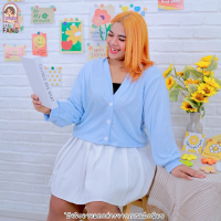 ราคา ส่งฟรี เสื้อคลุมไซส์ใหญ่ เสื้อคลุมคาดิแกนคนอ้วน เสื้อคาดิแกนไซส์ใหญ่ เสื้อคลุมคนอ้วน คาดิแกน ผ้าร่อง สาวอวบ พลัสไซส์ A151 (21995575141)