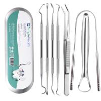 ราคา อุปกรณ์ขูดหินปูน เครื่องมือทำฟัน ทำความสะอาดฟัน Clean tooth 3ชิ้น 6ชิ้น 7ชิ้น พร้อมกล่อง สำหรับแซะฟัน ขูดลิ้น Aliz selection (22930340064)