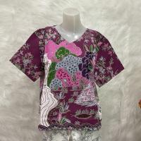 ราคา ประทับใจปาเต๊ะ แบรนด์ไทย เสื้อคอวีผู้หญิง ลายปาเต๊ะผ้าไทย แบบ004 (22535917279)