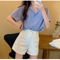 ราคา สาวอวบไซส์ 40 60 นิ้ว เชิ้ตแขนสั้น คอฮาวาย เสื้อเชิ้ตทำงานสาวอวบ เสื้อทำงานสาวอวบ เสื้อผ้าสาวอวบ พลัสไซส์ (17821651963)