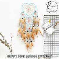 ราคา เครื่องรางดักฝัน HEART FIVE RING ตาข่ายดักฝัน DREAM CATCHER รุ่น หัวใจ 5 ดวง (19714721549)