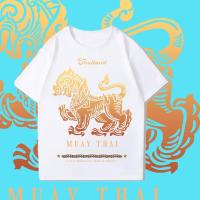 ราคา เสื้อยืดสตรี ลายมวยไทย เสื้อมวยไทย Muay Thai s 5xl เสื้อยืดสตรี (22138479792)