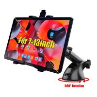 ราคา Large Sucker 360 Rotation 7 12 9 Car Tablet Holder Mount Stand Stents for IPad Pro Mini 2 3 4 Air 2 Samsung S8 S9 XiaoMi ASUS (19666068988)
