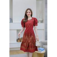 ราคา ชุดผ้าฝ้ายชุดเดรสใส่ทำงานผ้าฝ้ายพิมพ์ลายผ้าฝ้ายเชียงใหม่สวยๆ (21469646175)