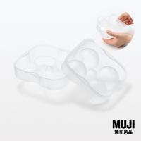 ราคา มูจิ ถาดทำน้ำแข็งซิลิโคน MUJI Silicone Ice Tray Round 1 Tray 4 Pcs (22769461959)