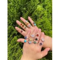 ราคา แหวนคริสตัลแหวนคริสตัลหุ้มด้วยลวดแหวนฮิปปี้แหวนพลอยชมพูพลอยสีคาร์เนเลียนโอปอลแหวนพลอยบำบัดที่น่ารัก (14019207366)