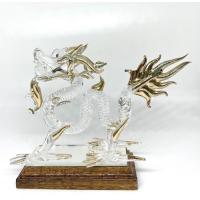 ราคา แก้วเป่า งานเป่าแก้ว มังกรทองคาบลูกแก้ว มังกรแก้ว (18297496902)