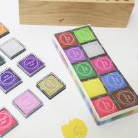 ราคา ส่งจากไทย Ink pad หมึกสี หมึกปั๊ม สูตรกันน้ำ หมึกปั๊ม Craft Ink Pad สำหรับพื้นผิวด้าน ไม้ กระดาษ ผ้า (22456923627)