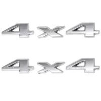 ราคา 2ชิ้น3D รถ4X4สติ๊กเกอร์โลหะรถออฟโรด4X4บังโคลนสติ๊กเกอร์ประดับรถอุปกรณ์เสริมรถยนต์อเนกประสงค์ (21510646472)