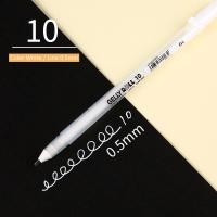 ราคา SAKURA gelly ROLL CLASSIC GEL PEN 05 08 10 Medium Point 0 5 มม 0 8 มม 1 มม สีขาว (22097439522)