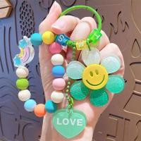 ราคา พวงกุญแจลูกปัดสีพลาสเทล พร้อมจี้ดอกไม้อะคริลิก พวงกุญแจดอกไม้ จี้ห้อยกระเป๋า (22725815204)