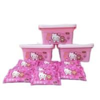 ราคา ทิชชู่เปียกคิตตี้ ห่อละ 10 แผ่น บรรจุ 10 ห่อ แถมกล่องน่ารักฟรี แพ็คเก็ตน่ารัก ราคาถูก สุดคุ้ม (21434195372)