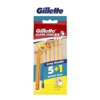 ราคา ยิลเลตต์ มีดโกนหนวด ซูเปอร์ธิน แพ็ค 5 1 ส่งไวจ้า (22857980382)