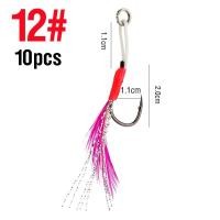 ราคา Mustad 10ชิ้น10 12 14 ตะขอตกปลาตกปลาเรืองแสงตะขอเสริมเหล็กกล้าคาร์บอนสูงเบ็ดเกี่ยวเดี่ยวเครื่องใช้อุปกรณ์ตกปลาปลา (20799418336)