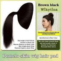 ราคา CHYIN ส้มโอผิววิกมีทบอลหัวหางม้าสูงสูง Cranial Crest panfa สิ่งประดิษฐ์นุ่มและธรรมชาติเครื่องมือจัดแต่งทรงผม (22826607555)